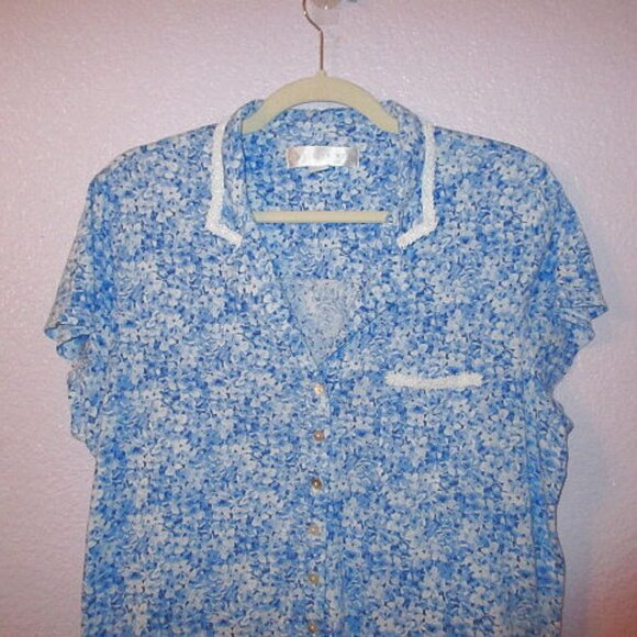 Eileen West Womens Pajamas Size L Soft Modal Cottagecore Top & Pants 2 Piece NEW - Picture 2 of 14